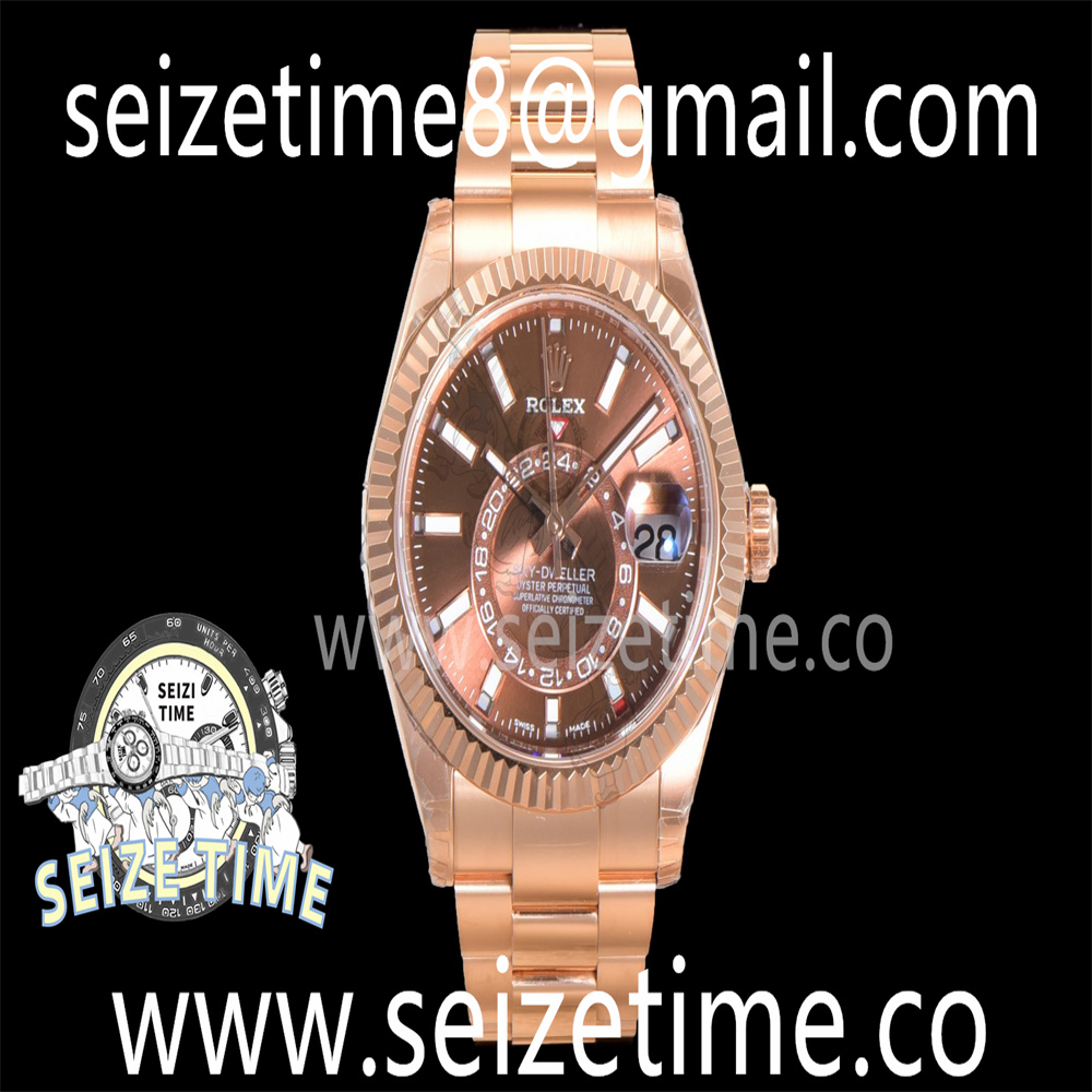 Skydweller RG Noob Best Edition Brown Dial on RG Bracelet A23J