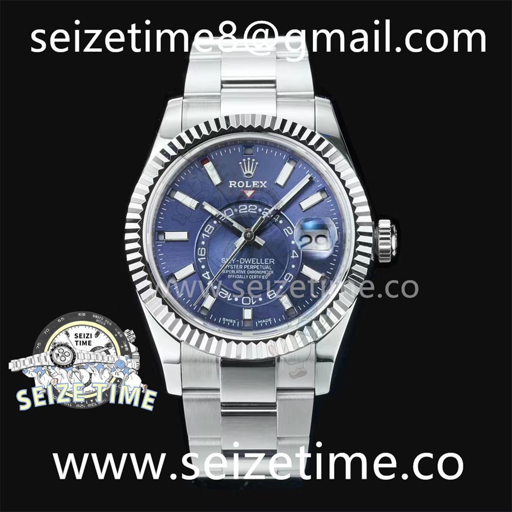 Skydweller SS Noob Best Edition Blue Dial on SS Bracelet A23J