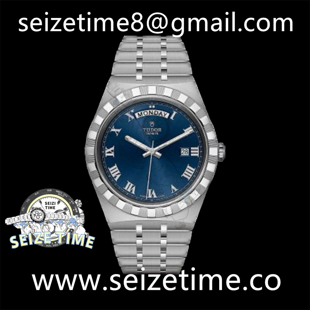 Tudor Royal 41mm SS Blue Dial on SS Bracelet V7F A2836