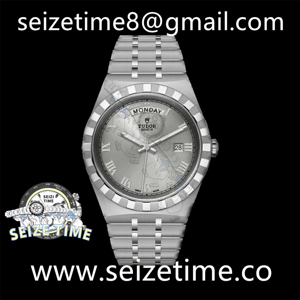 Tudor Royal 41mm SS Silver Dial on SS Bracelet V7F A2836