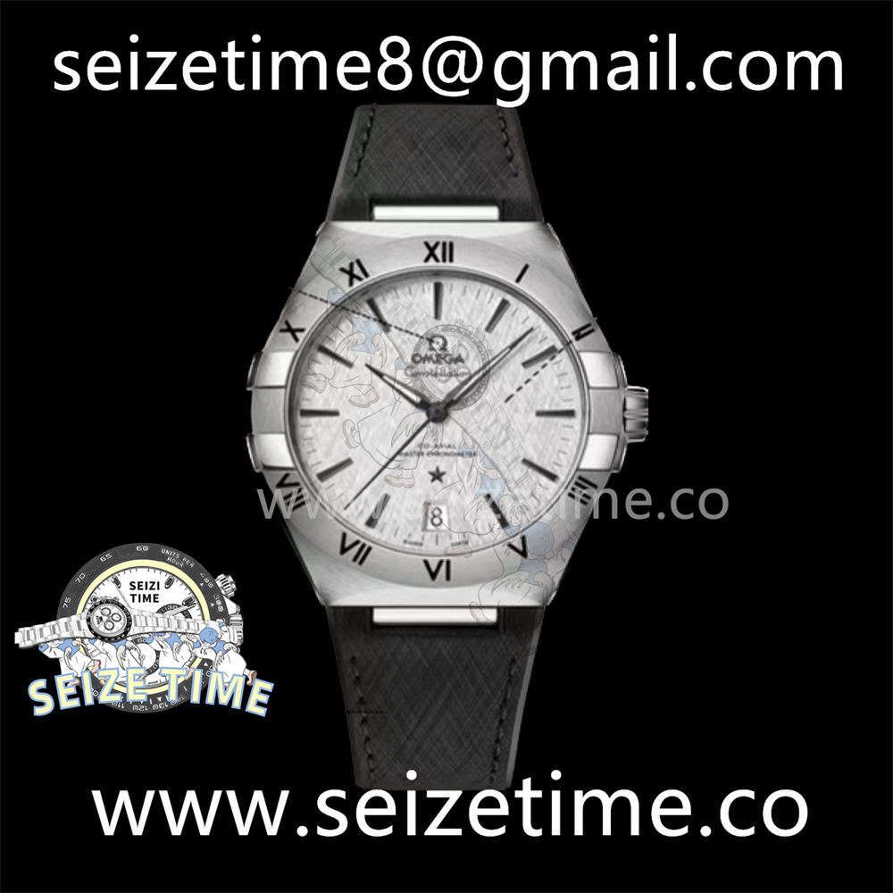 Constellation Co-Axial 41mm SS White Dial on Leather Strap VSF A8900