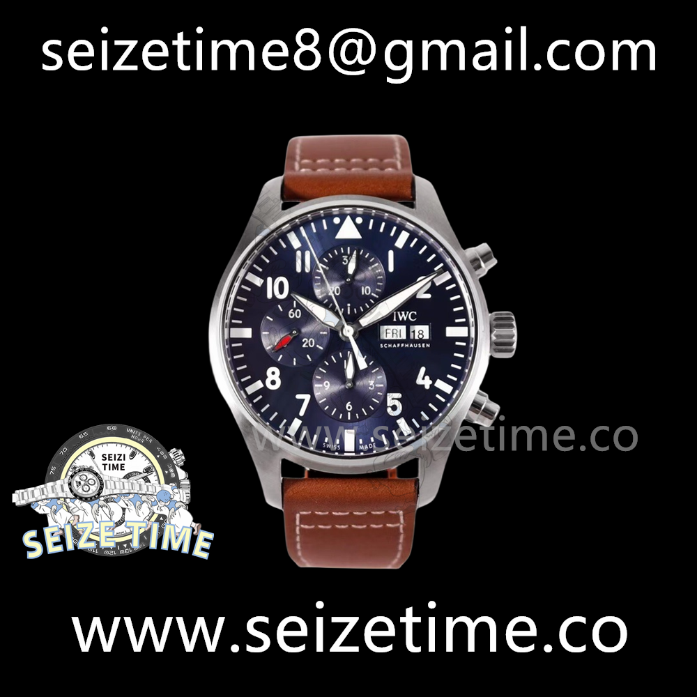 Pilot Chrono 377721 “Le Petit Prince” SS ZF 1:1 Best Edition on Brown Leather Strap A7750