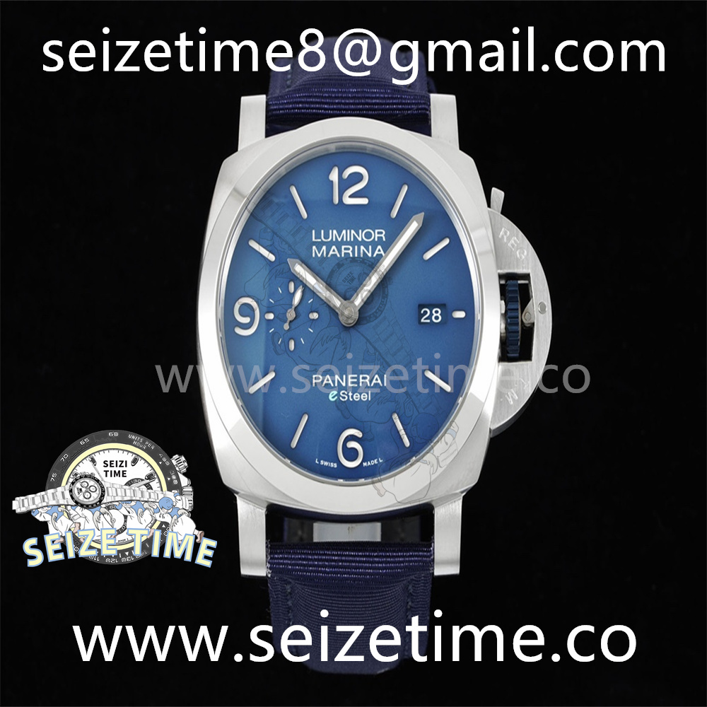 PAM1358 TTF 1:1 Best Edition Blue Dial on Blue Nylon Strap P9010