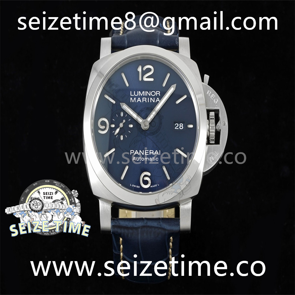 PAM1313 TTF 1:1 Best Edition on Blue Leather Strap P9010