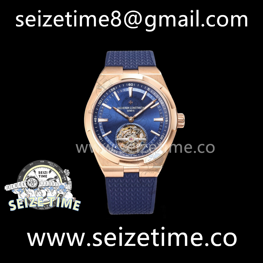 Traditionnelle Tourbillon RG BBRF Best Edition Blue Dial on Blue Rubber Strap