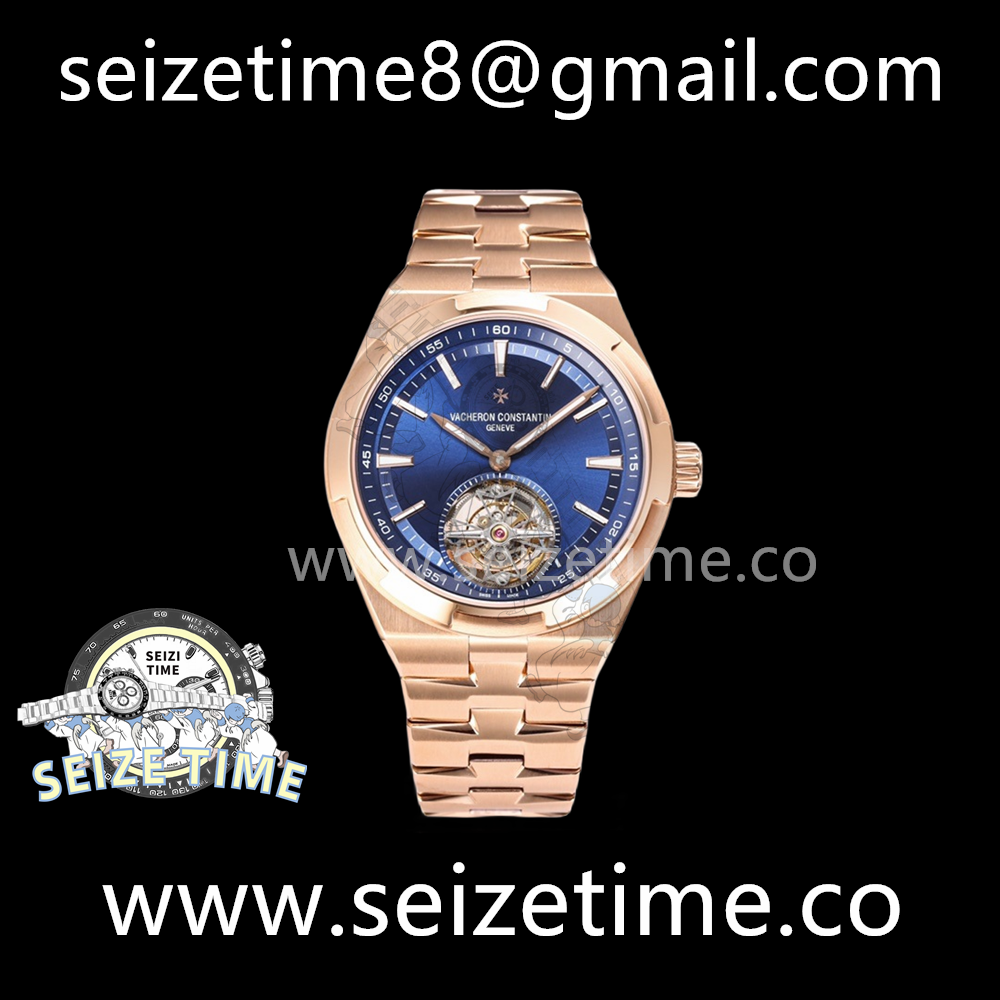 Traditionnelle Tourbillon RG BBRF Best Edition Blue Dial on RG Bracelet