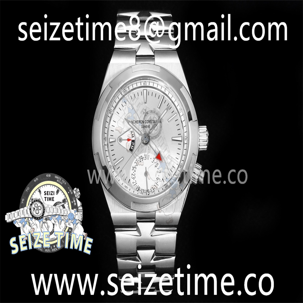 Overseas 7900V SS PZF 1:1 Best Edition White Dial on SS Bracelet A5110