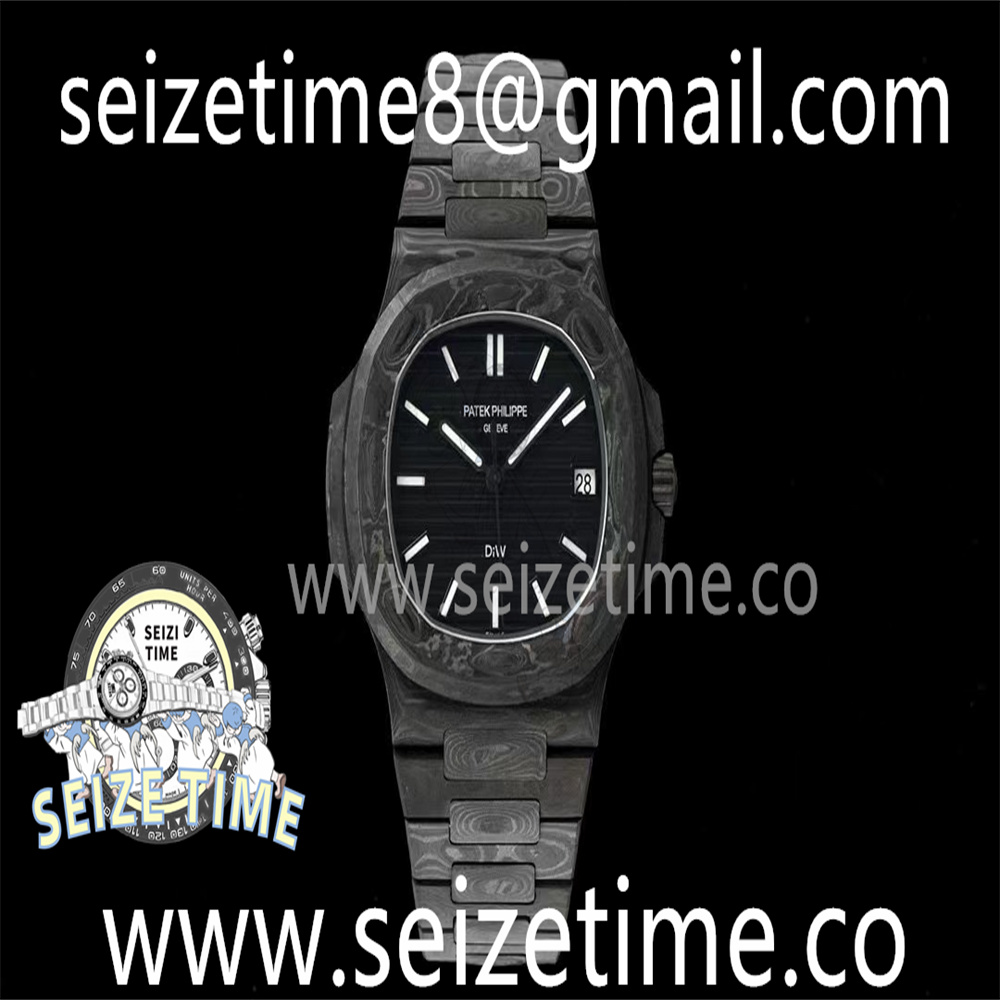 Nautilus 5711 DIW Carbon DIWF 1:1 Best Edition Black Textured Dial on Carbon Bracelet 324CS