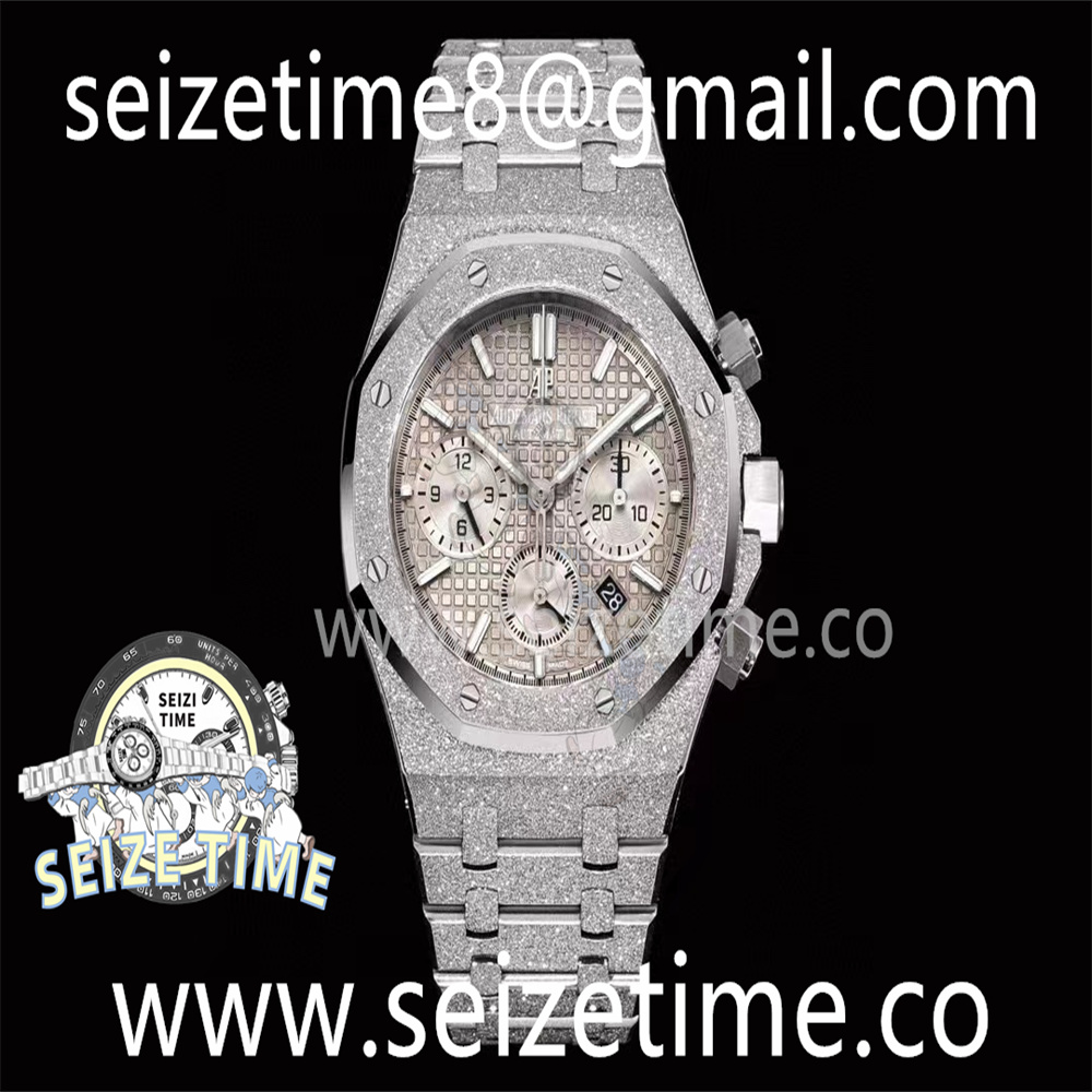 Royal Oak Chrono Frosted Gold 26240 SS OMF 1:1 Best Edition Grey Dial on SS Bracelet A7750