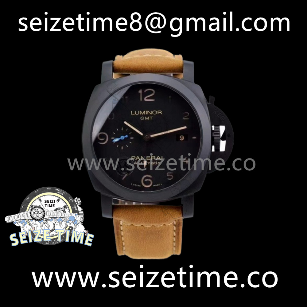 PAM1441 VSF 1:1 Best Edition Black Dial on Brown Asso Strap P.9011