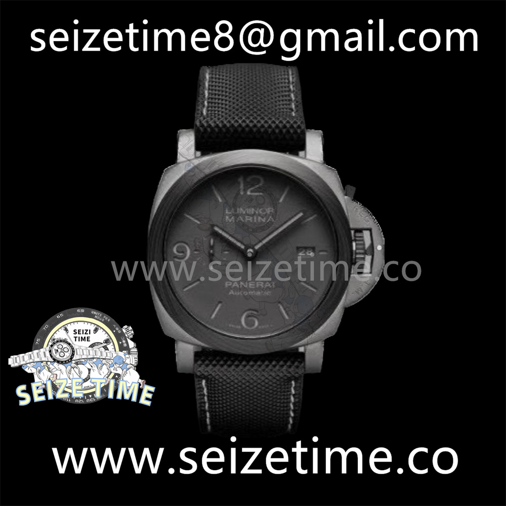 PAM1662 Satin-polished Ti VSF 1:1 Best Edition on Black Kevlar Composite Strap P.9010
