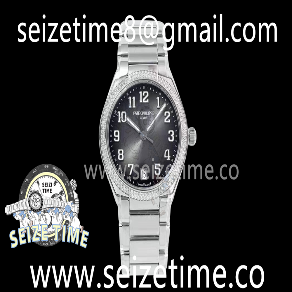 Twenty~4 7300/1200A SS PPF 1:1 Best Edition Gray Dial on SS Bracelet 324CS