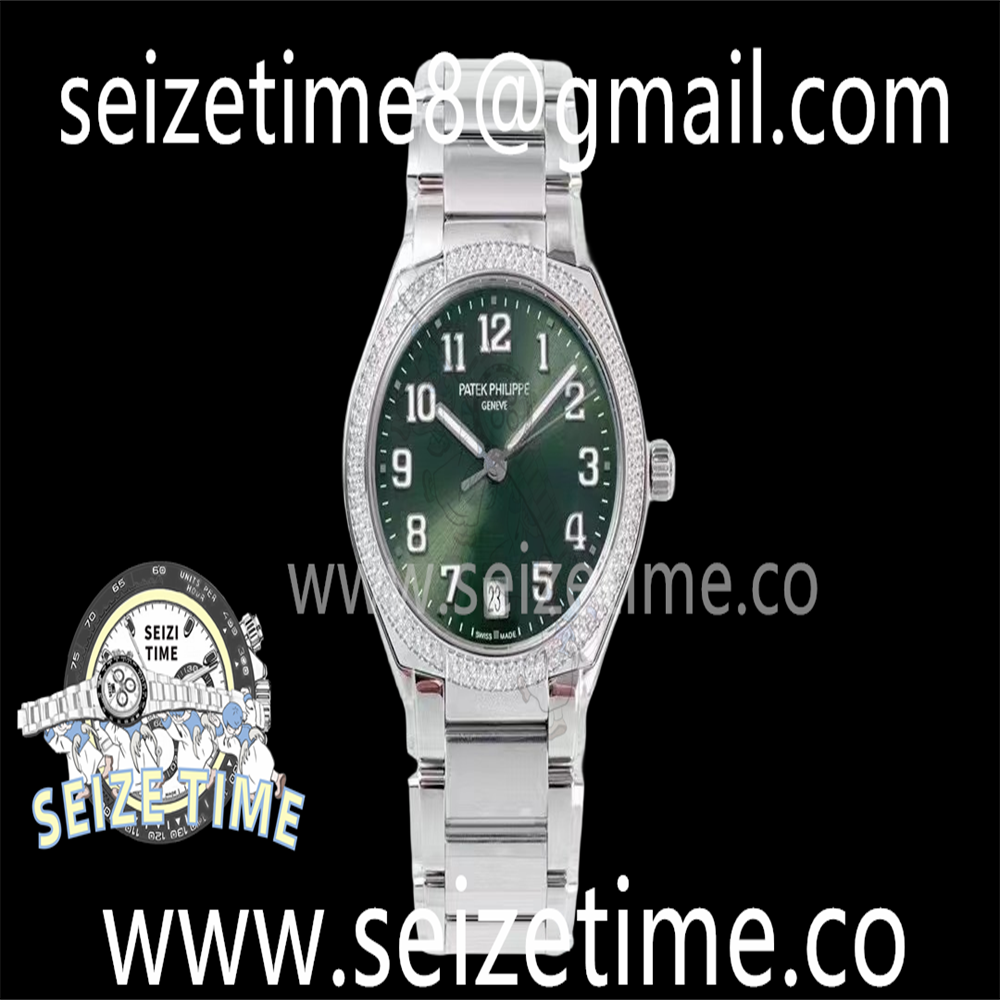 Twenty~4 7300/1200A SS PPF 1:1 Best Edition Green Dial on SS Bracelet 324CS