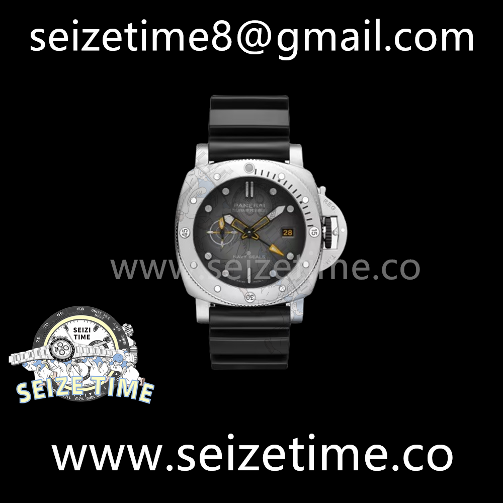 PAM1323 44mm Submersible VSF 1:1 Best Edition Gray Dial on Rubber Strap P.9011