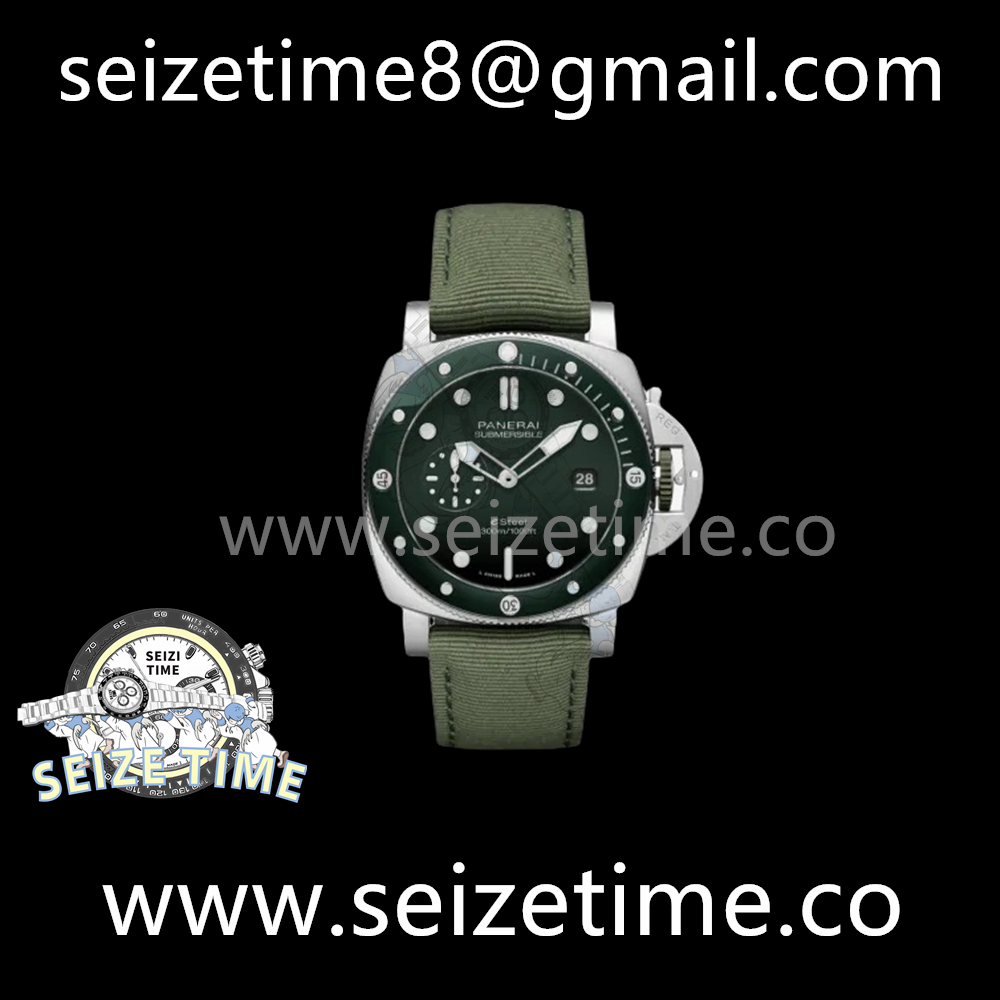 PAM1287 VSF 1:1 Best Edition Green Dial on Green Nylon Strap P900