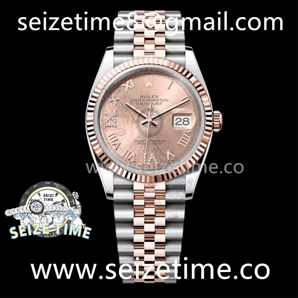 DateJust 36 SS/RG 126231 VSF 1:1 Best Edition 904L Steel RG Dial on Jubilee Bracelet VS3235
