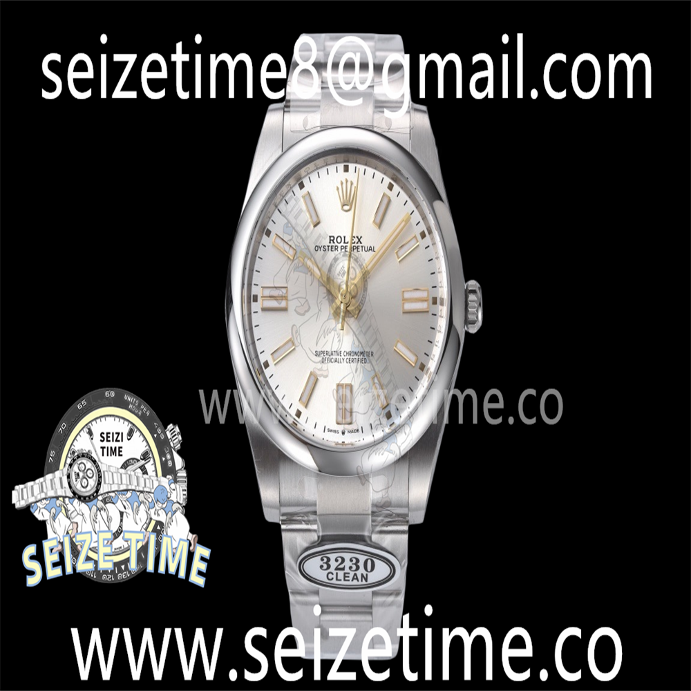 Oyster Perpetual 124300 41mm Clean 1:1 Best Edition 904L Steel Silver Dial VR3230