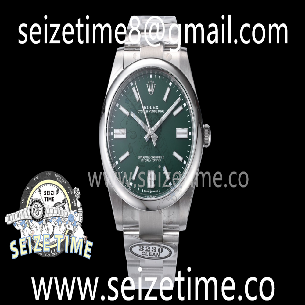 Oyster Perpetual 124300 41mm Clean 1:1 Best Edition 904L Steel Green Dial VR3230