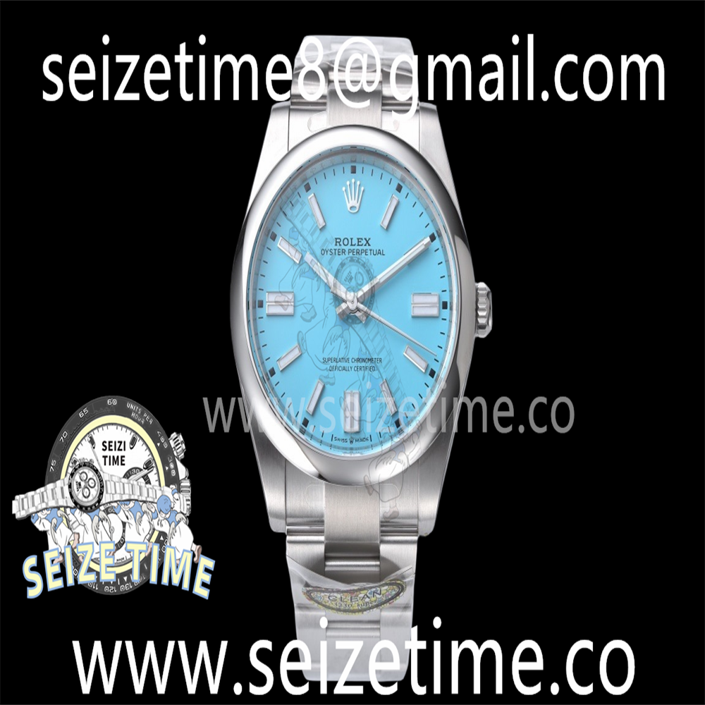 Oyster Perpetual 124300 41mm Clean 1:1 Best Edition 904L Steel Tiffany Blue Dial VR3230