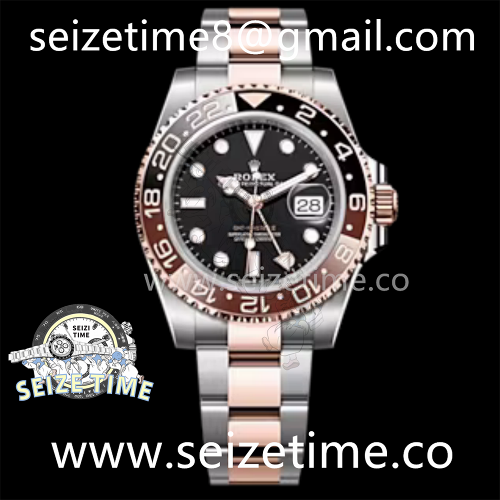 GMT-Master II 126711 CHNR C+F 1:1 Best Edition Black Dial on SS/RG Bracelet VR3285 CHS