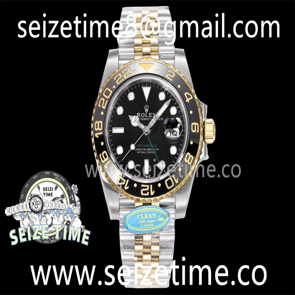 GMT Master II 126713 GRNR Clean 1:1 Best Edition Black Dial on Jubilee Bracelet DD3285 CHS