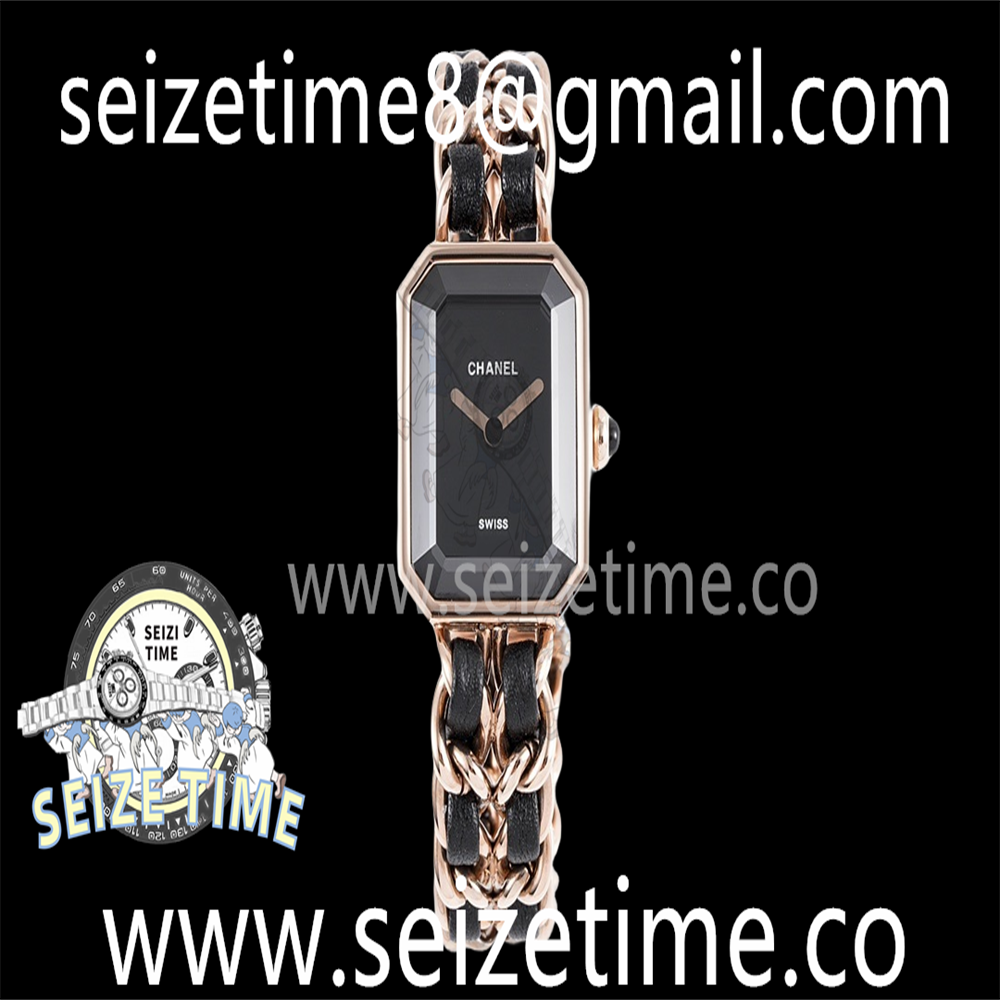 Premiere Ladies RG BVF 1:1 Best Edition Black Dial on RG Bracelet Ronda Quartz