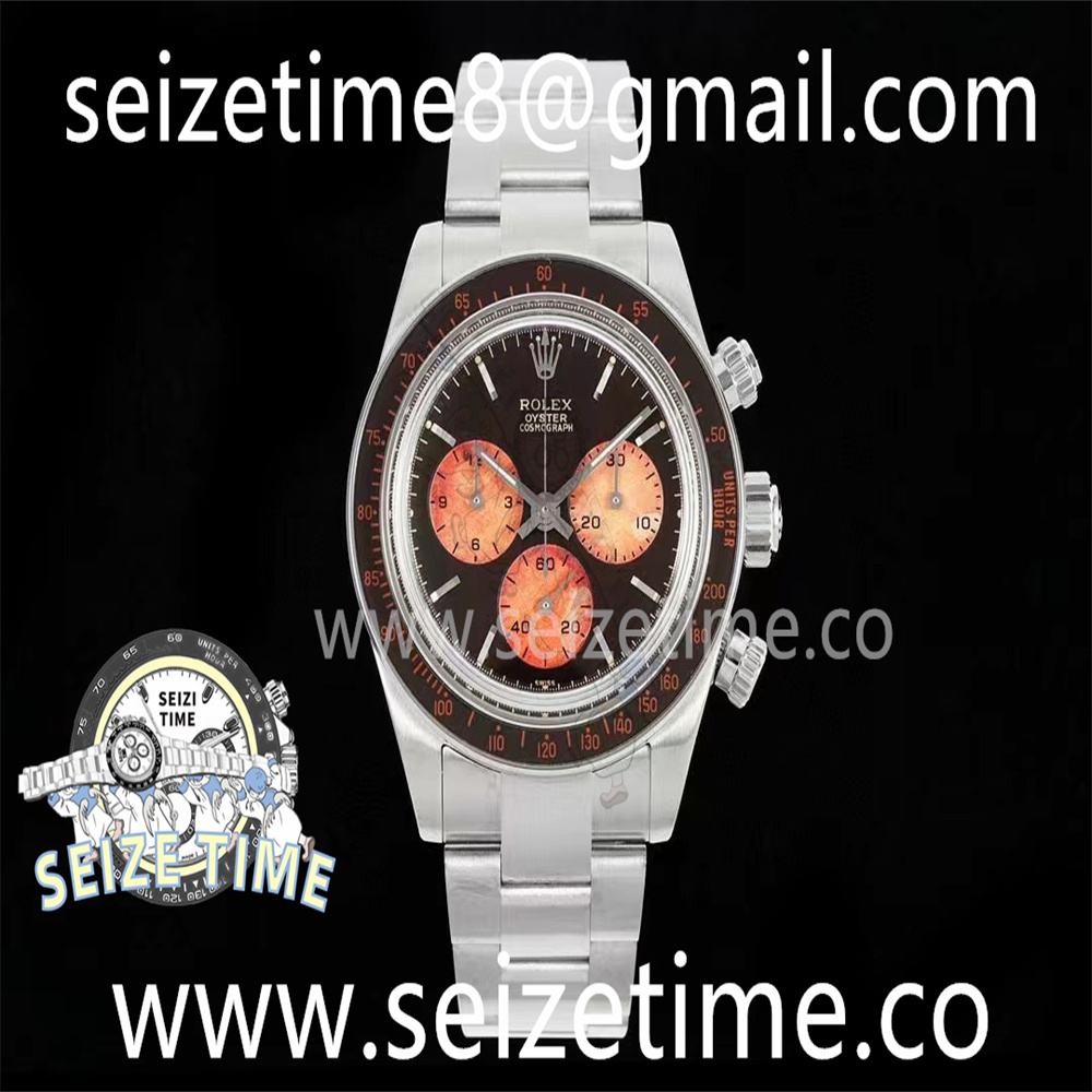 Daytona SS ADGF Best Edition Black/Orange Dial on SS Bracelet A7750