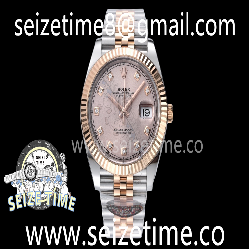 DateJust 41 126331 Clean 1:1 Best Edition 904L Steel RG Diamonds Dial on SS/RG Jubilee Bracelet VR3235