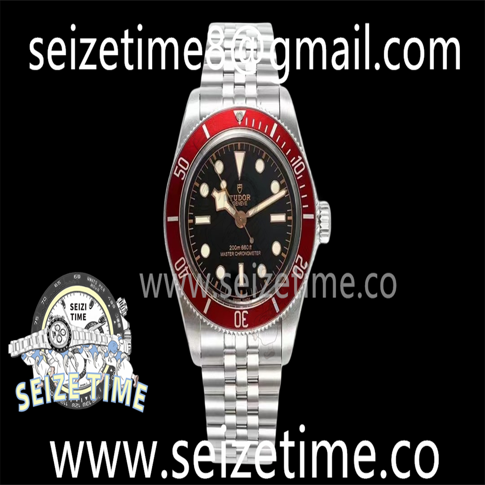 Heritage Black Bay Red Bezel ZF 1:1 Best Edition on SS Jubilee Bracelet A2824