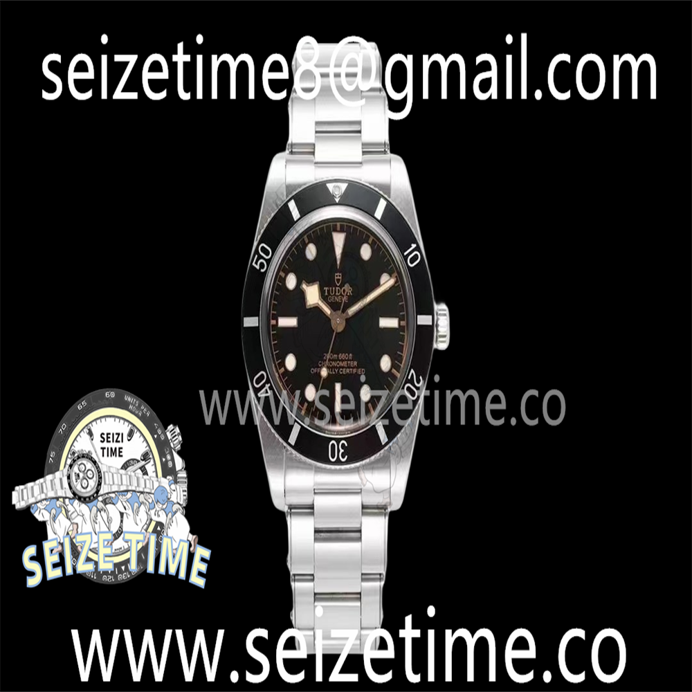 Black Bay Fifty Four 37mm SS ZF 1:1 Best Edition Black Dial Dots on SS Bracelet A2824