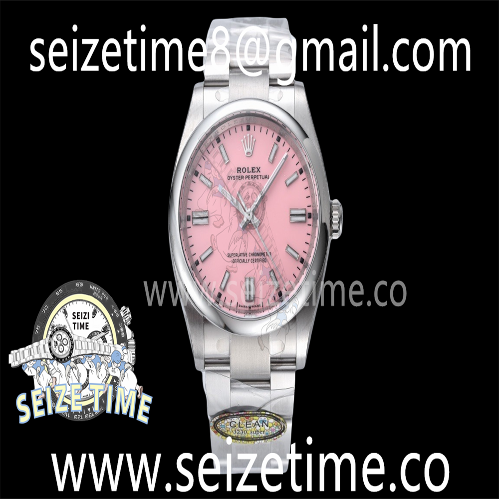 Oyster Perpetual 36mm 126000 904L SS Clean 1:1 Best Edition Pink Dial Sticks on SS Oyster Bracelet VR3230