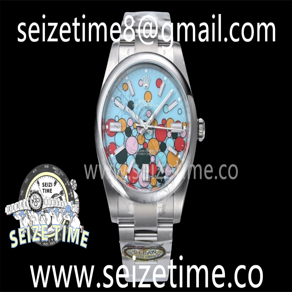 Oyster Perpetual 36mm 126000 904L SS Clean 1:1 Best Edition Bubbles Dial Sticks on SS Oyster Bracelet VR3230