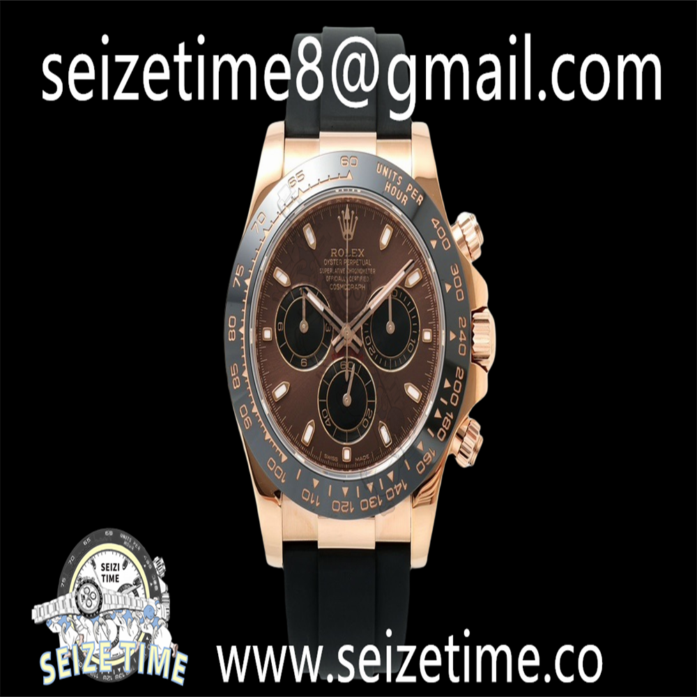 Daytona 116515 40mm RG ZF 1:1 Best Edition Chocolate Dial on Oysterflex Strap SH4130 (Gain Weight)