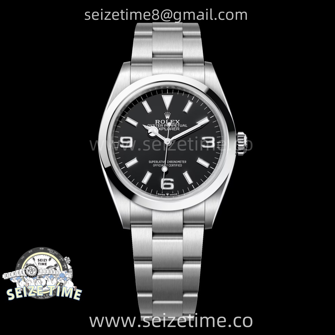 Explorer 224270 40mm 904L SS VSF 1:1 Best Edition Black Dial on 904L SS Bracelet VS3230