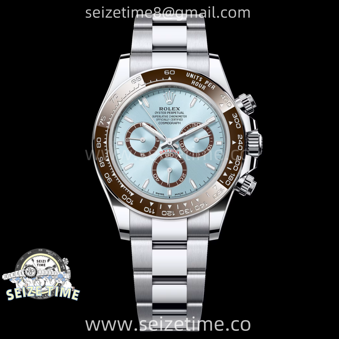 Daytona 126506 Gain Weight QF 1:1 Best Edition Ice Blue Dial Stick Markers on Bracelet SH4131