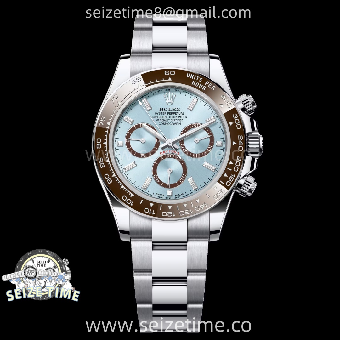 Daytona 126506 Gain Weight QF 1:1 Best Edition Ice Blue Dial T Diamond Markers on Bracelet SH4131