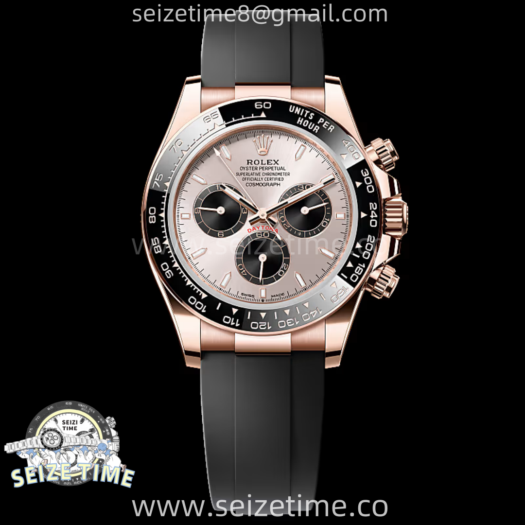 Daytona 126515 QF 1:1 Best Edition RG/Black Dial on Oysterflex Strap QF4131 V11 (Gain Weight)