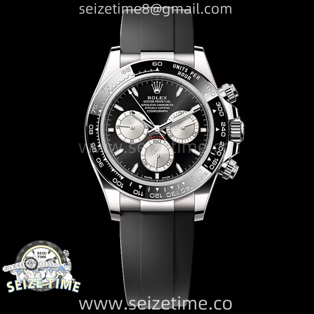 Daytona 126519 QF 1:1 Best Edition Black/Silver Dial on Oysterflex Strap QF4131 V11 (Gain Weight)
