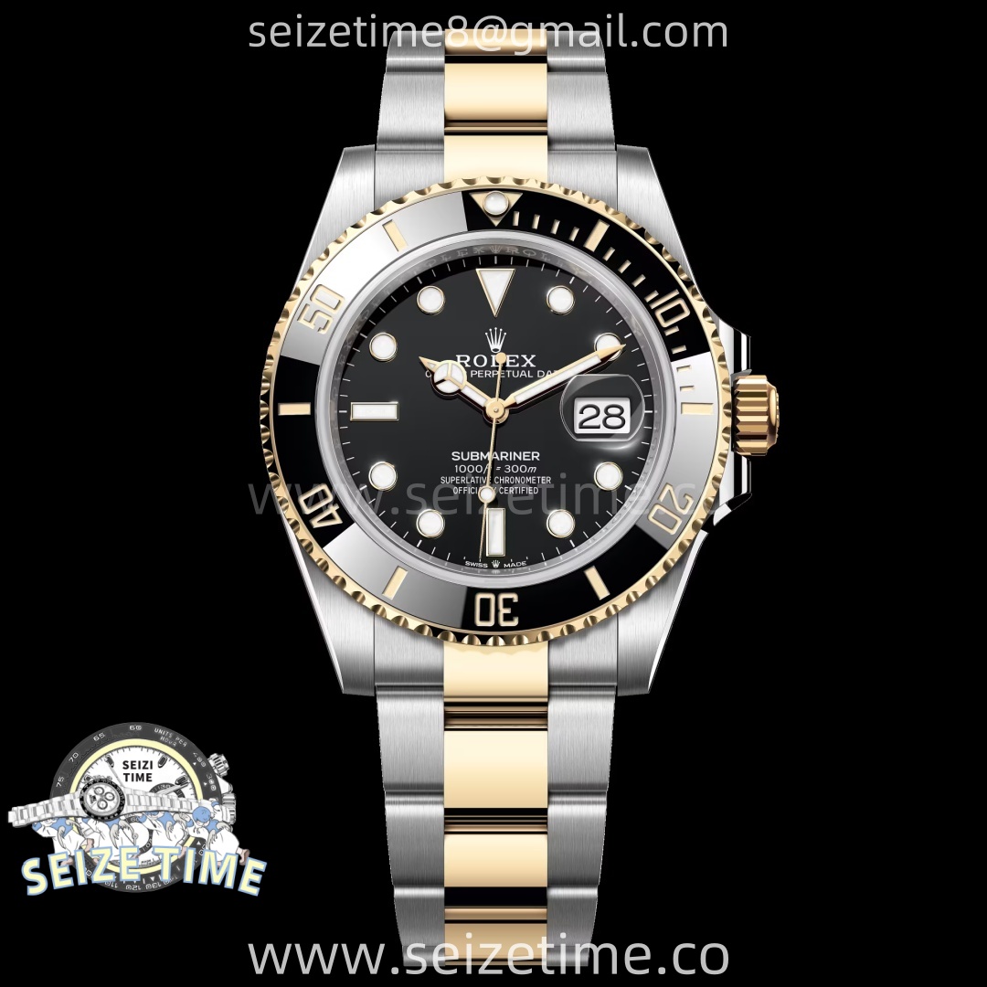 Submariner 126613 LN 904L Steel/YG THBF 1:1 Best Edition Black Dial On 904L Steel/YG Bracelet SH3235