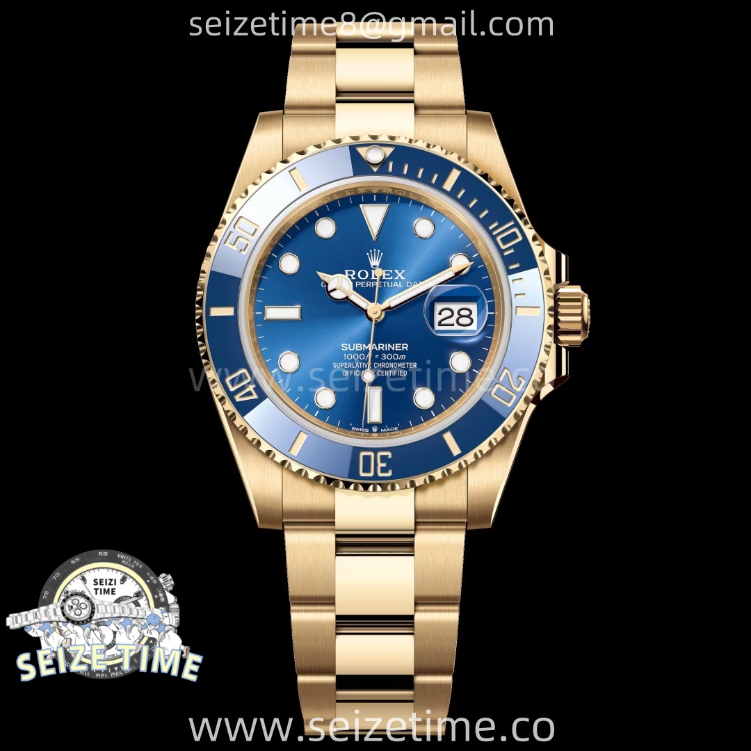 Submariner 126613 LB YG THBF 1:1 Best Edition Blue Dial On YG Bracelet SH3235