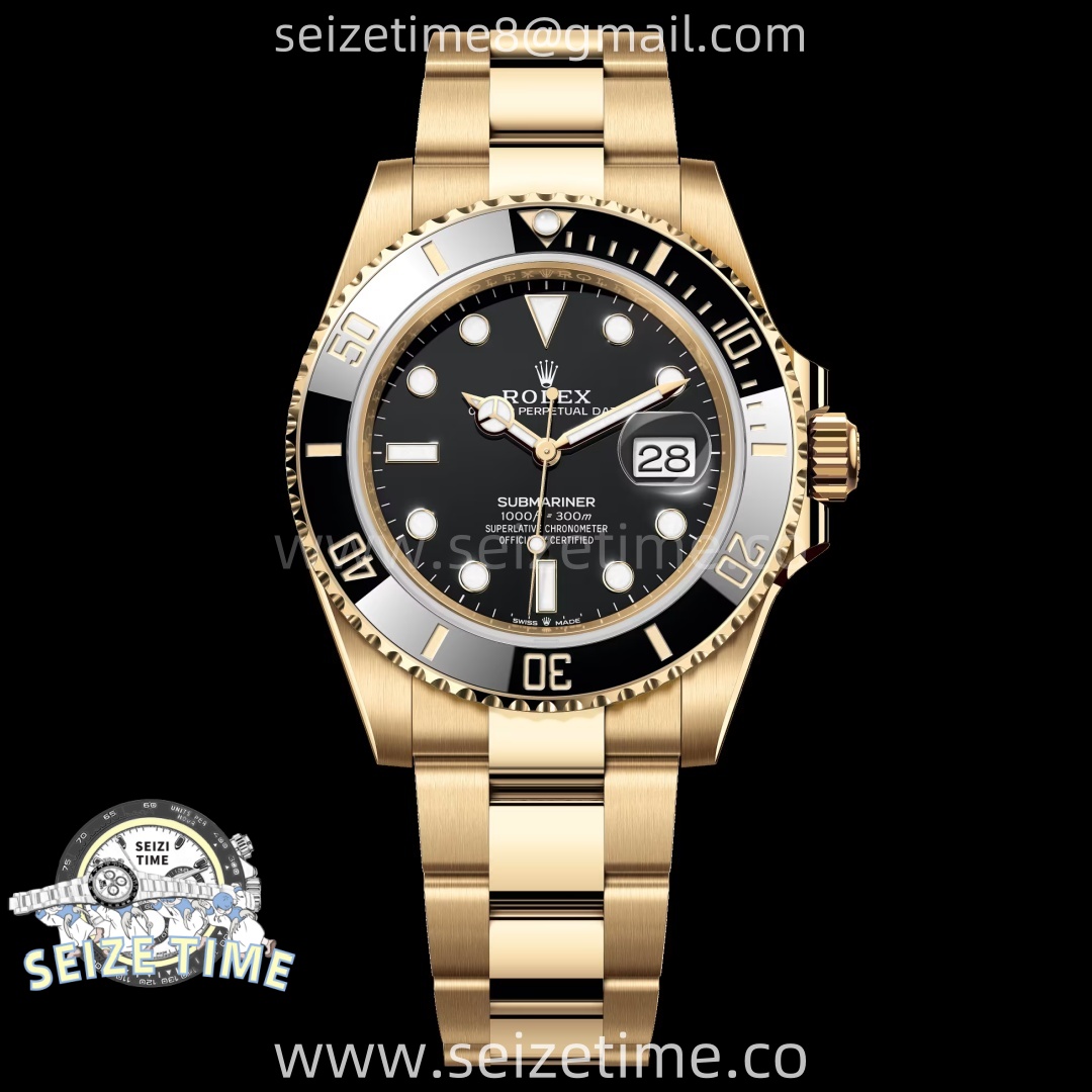 Submariner 126613 LN YG THBF 1:1 Best Edition Black Dial On YG Bracelet SH3235