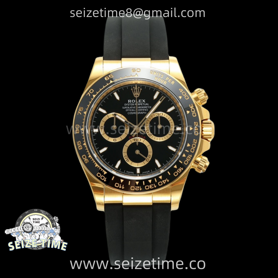 Daytona 126518 APSF 1:1 Best Edition Black Dial on Oysterflex Strap SH4131 (Gain Weight)