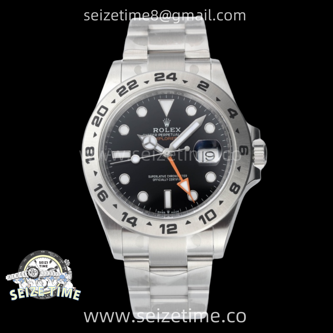 Explorer II 42mm 226570 904L SS Clean 1:1 Best Edition Black Dial on Bracelet DD3285 CHS