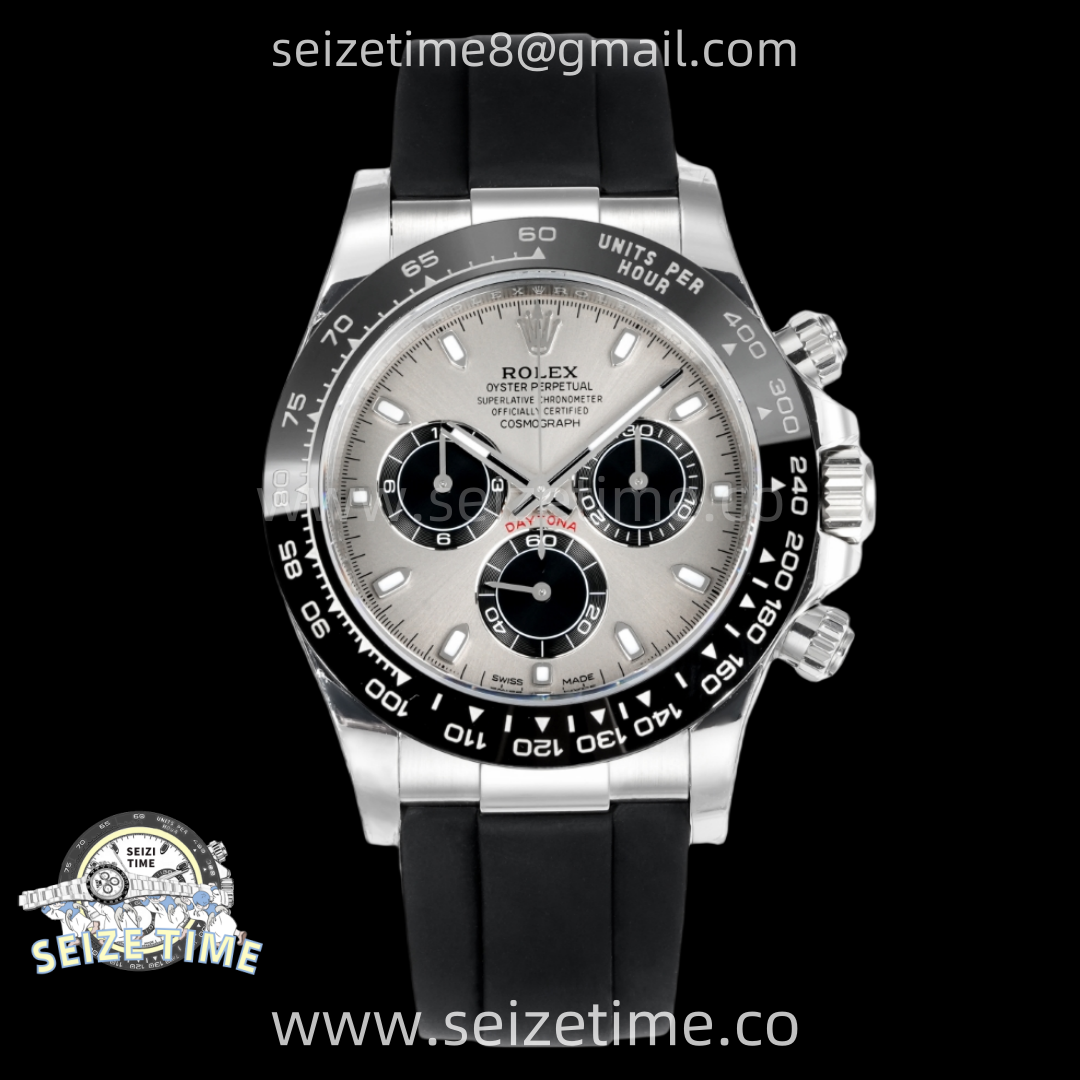 Daytona 116519 904L SS VSF 1:1 Best Edition On Oysterflex Gray Dial DD4130
