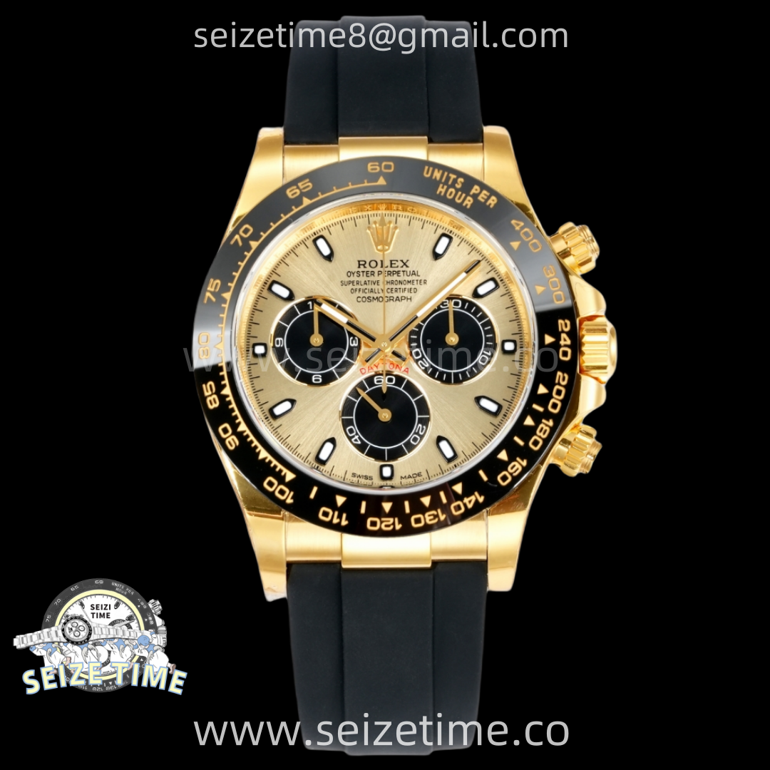 Daytona 116518 904L YG VSF 1:1 Best Edition Gold Dial On Oysterflex DD4130