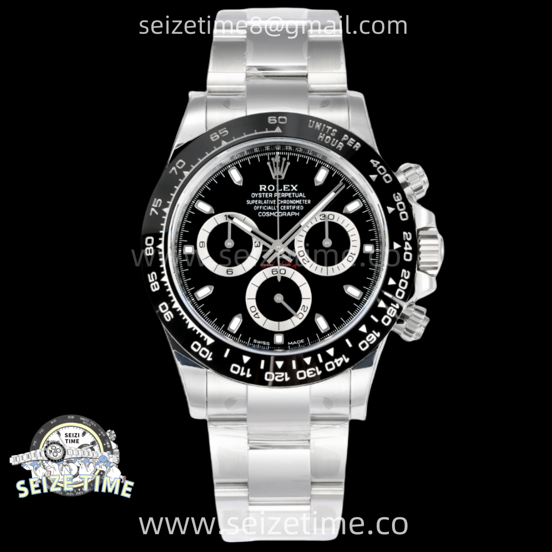 Daytona 116500 904L SS VSF 1:1 Best Edition Black Dial on 904L SS Braclet SA4130