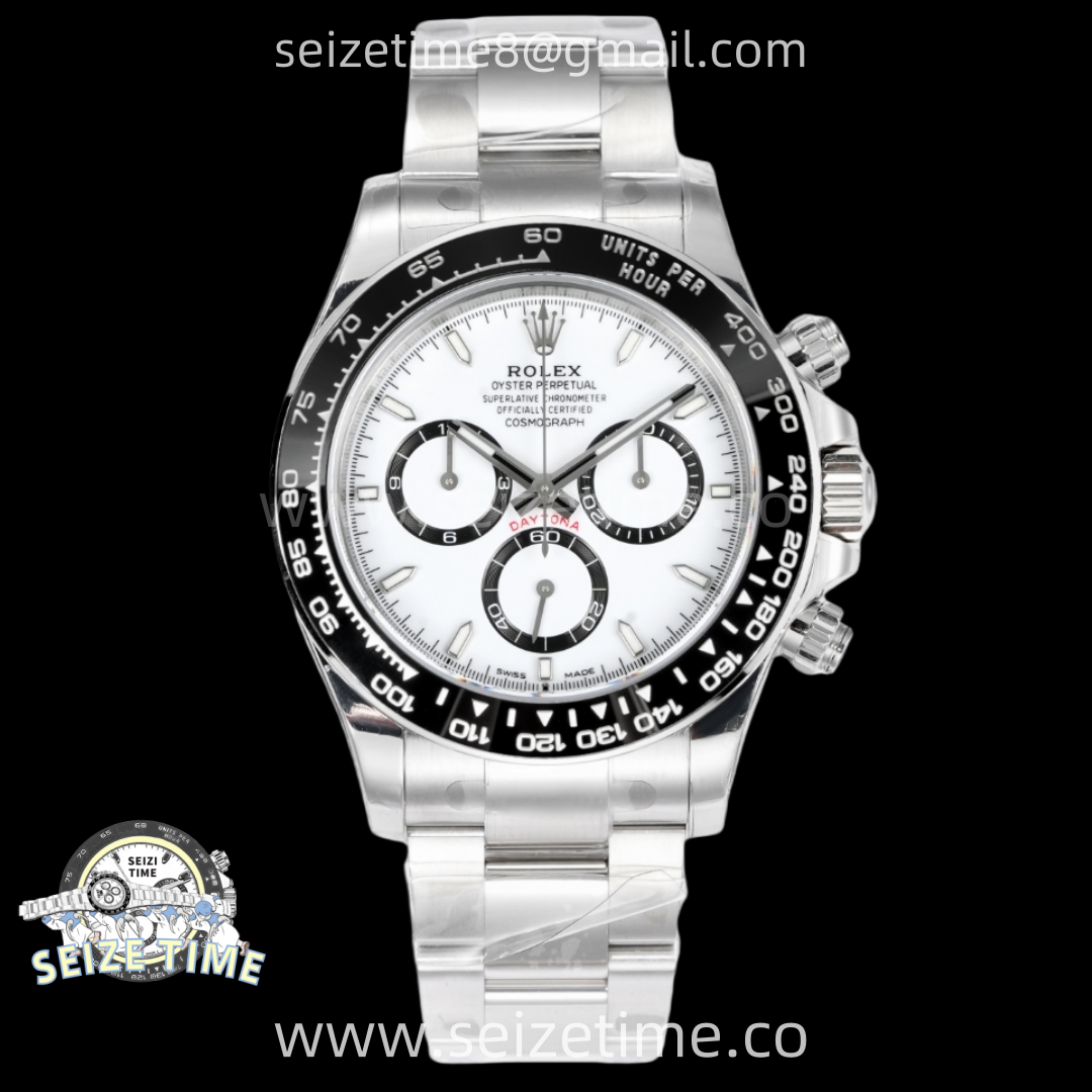 Daytona 126500 VSF 1:1 Best Edition 904L Steel White Dial on SS Bracelet DD4131