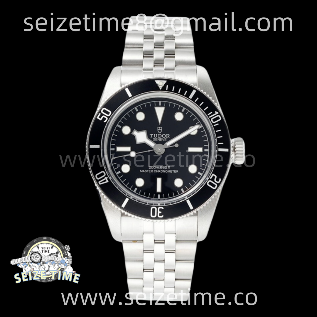 Heritage Black Bay M7941A1A0NU-0003 41mm SS ZF 1:1 Best Edition Black Dial Black Bezel on SS Bracelet A2824