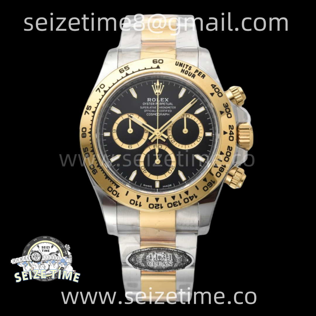 Daytona 126503 Clean 1:1 Best Edition Black Dial on SS/YG Bracelet SH4131
