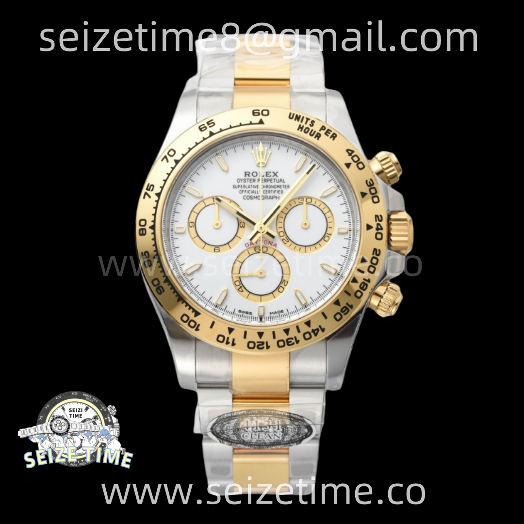 Daytona 126503 Clean 1:1 Best Edition White Dial on SS/YG Bracelet SH4131